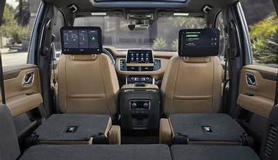 2015 Chevy Tahoe Rear Entertainment System