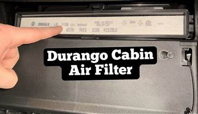 2015 Dodge Durango Cabin Air Filter