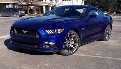 2015 Ford Mustang Gt Blue