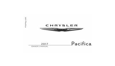 2017 Chrysler Pacifica Owner's Manual