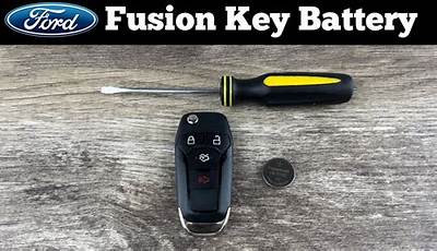 2017 Ford Fusion Key Fob Battery