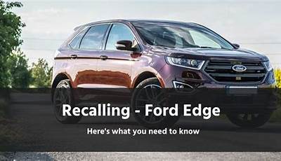 2018 Ford Edge Recall