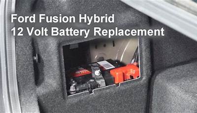 2018 Ford Fusion Hybrid Battery