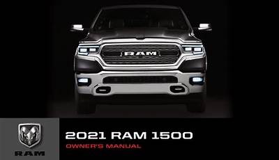 2021 Ram 1500 Manual