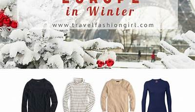 7 Day Outfits Ideas Packing Lists Winter