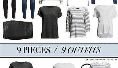9 Pieces 9 Outfits Winter