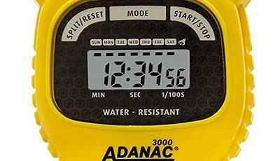 Adanac 3000 Stopwatch Manual