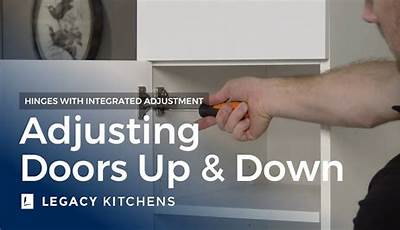 Adjusting Kitchen Cabinet Doors Up And Down