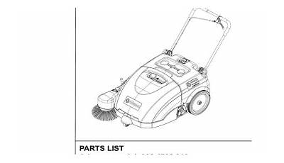 Advance Terra 28B Parts Manual