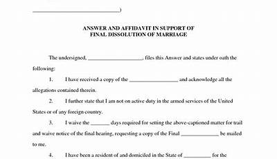 Affidavit Letter For Marriage Sample