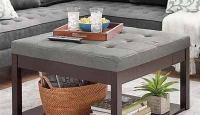 Affordable Ottoman Coffee Table