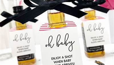 Alcohol Baby Shower Favors