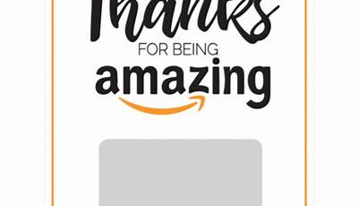 Amazon Gift Card Printable