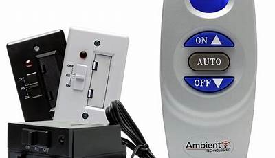 Ambient Fireplace Remote Control Manual