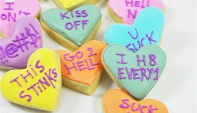 Among Us Valentine Cookies