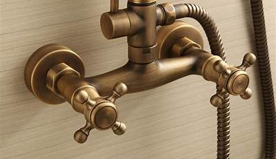 Antique Brass Bathroom Fixtures Shower Heads