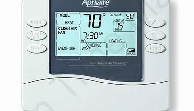 Aprilaire Thermostat 8476 Installation Manual