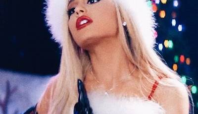 Ariana Grande Christmas Wallpaper Collage