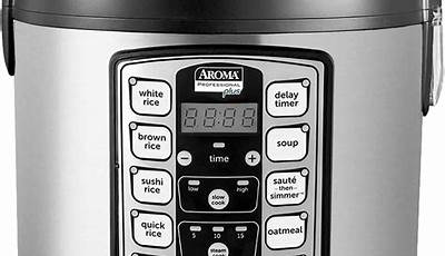 Aroma Arc-5000Sb Professional 20-Cup Digital Rice Cooker Manual