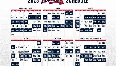 Atlanta Braves Schedule Printable