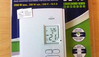 Aube Thermostat Th115 Manual