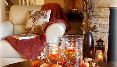 Autumn Decor Living Room Coffee Tables