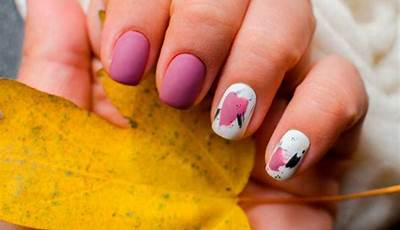Autumn Nails Ideas Short
