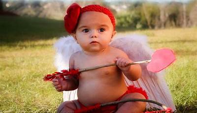Baby Cupid Photoshoot Valentines Day