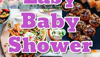 Baby Shower Lunch Ideas