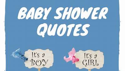 Baby Shower Pictures Quotes