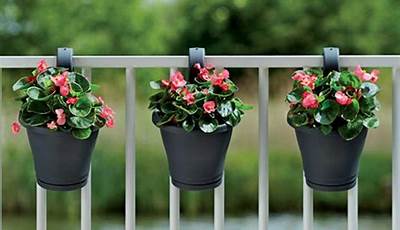 Balcony Flower Pots Artificial