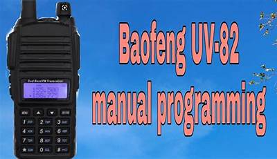 Baofeng Uv 82 Manual