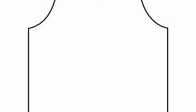 Basketball Jersey Template Printable