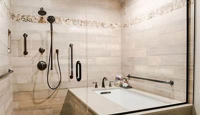 Bath Tub Inside Shower Area Corner