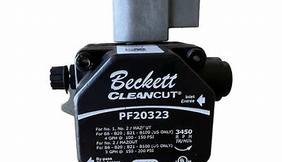 Beckett Clean Cut Pump Manual