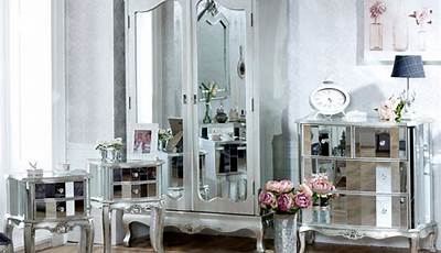 Bedroom Furniture Set Mirrored Wardrobe