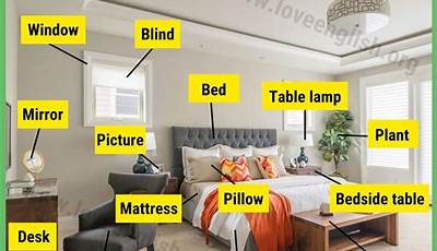 Bedroom Items Names In English