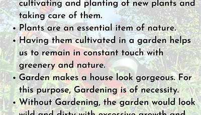 Benefits Of Backyard Gardening Essay