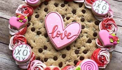 Big Valentine Cookies