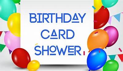 Birthday Card Shower Wording 80Th