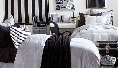 Black And Grey Dorm Room Ideas