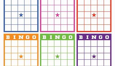 Blank Bingo Board Printable