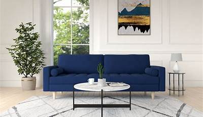 Blue Couch Coffee Table Ideas