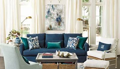 Blue Sofa Coffee Table Ideas