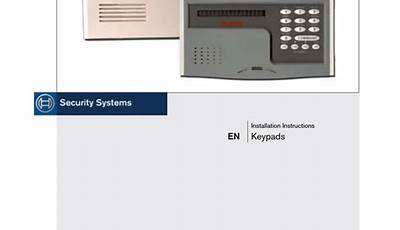 Bosch D1255 Keypad User Manual