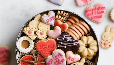 Box Of Valentine Cookies