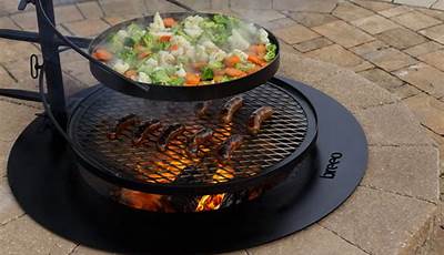 Breeo Fire Pit Cooking