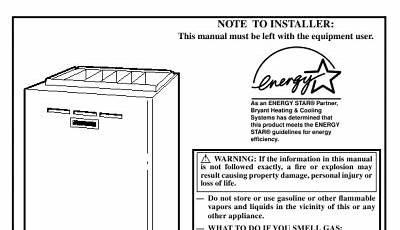 Bryant Furnace Installation Manual