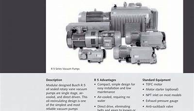 Busch Vacuum Pump Manual