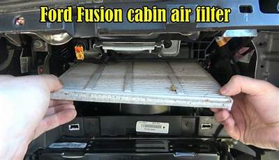 Cabin Air Filter Ford Fusion 2012